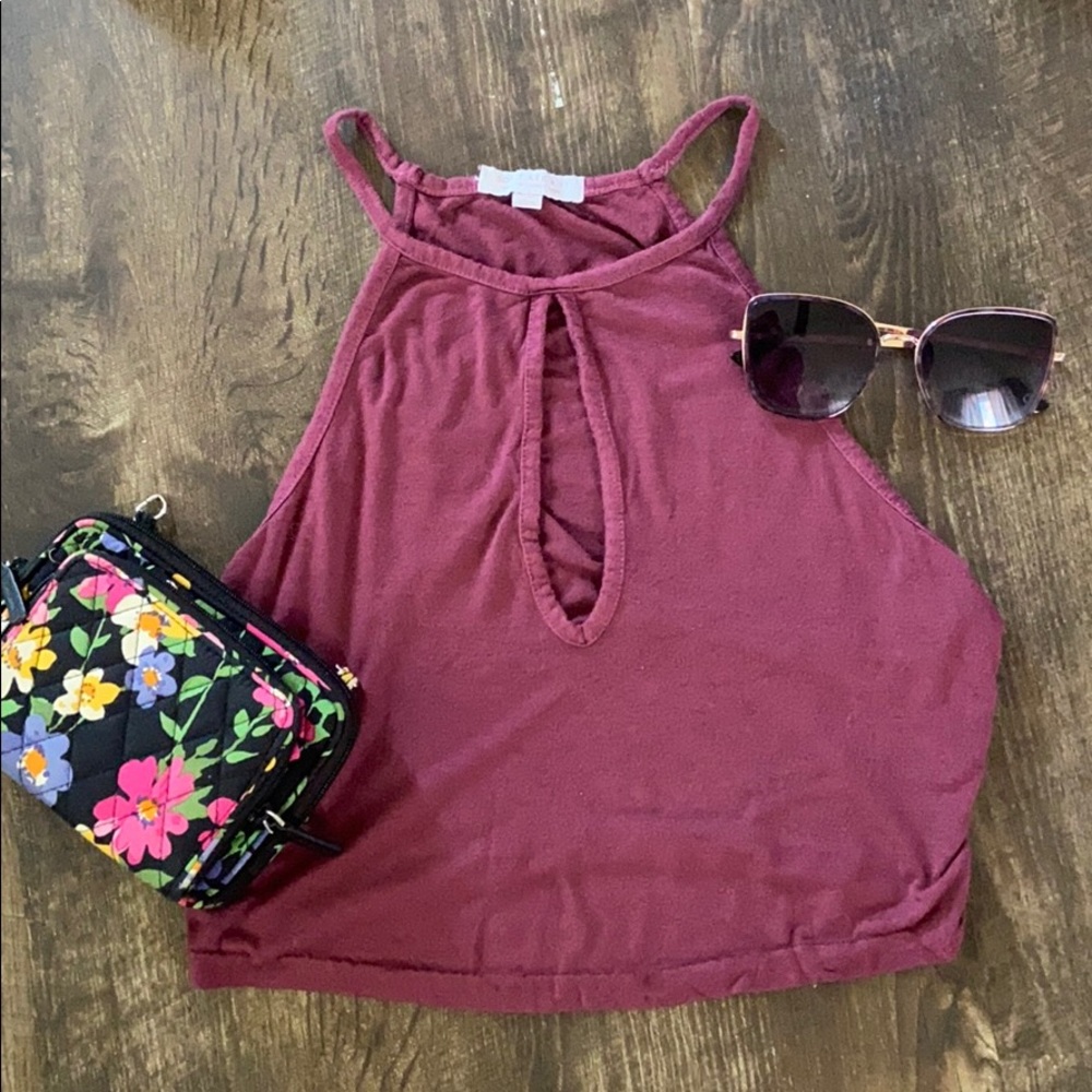American Eagle Keyhole Crop Top